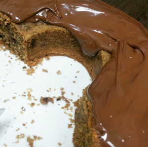 hazelnut nutella cake